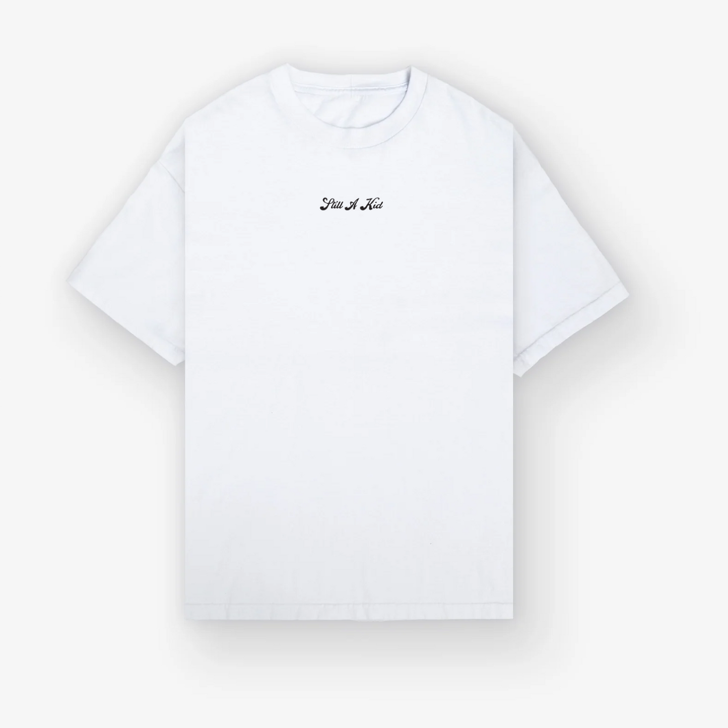 "STILL A KID" SCRIPT T-SHIRT - BLACK